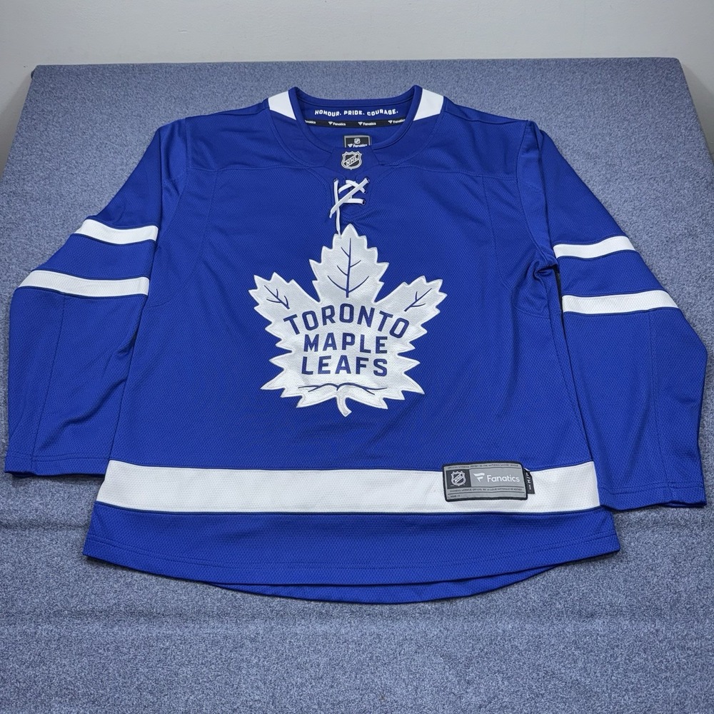 Toronto Maple Leafs Jersey Mens Medium Blue Fanatics Hockey NHL